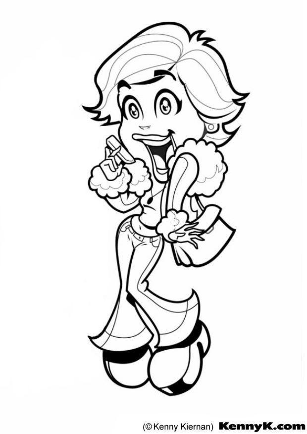 Dibujo para colorear gsm