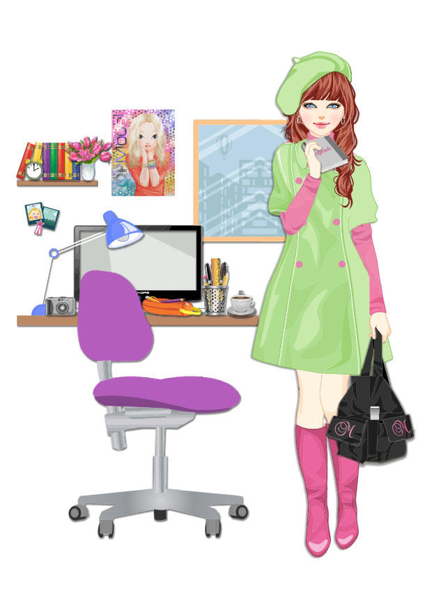 Imagen habitaciA³n de chica
