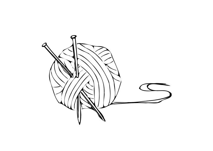 hacer punto Dibujo para colorear hacer punto