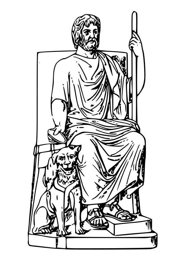 hades Dibujo para colorear hades