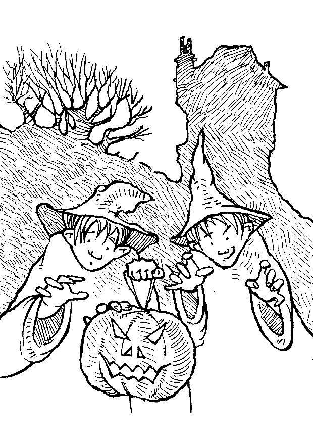 halloween Dibujo para colorear halloween