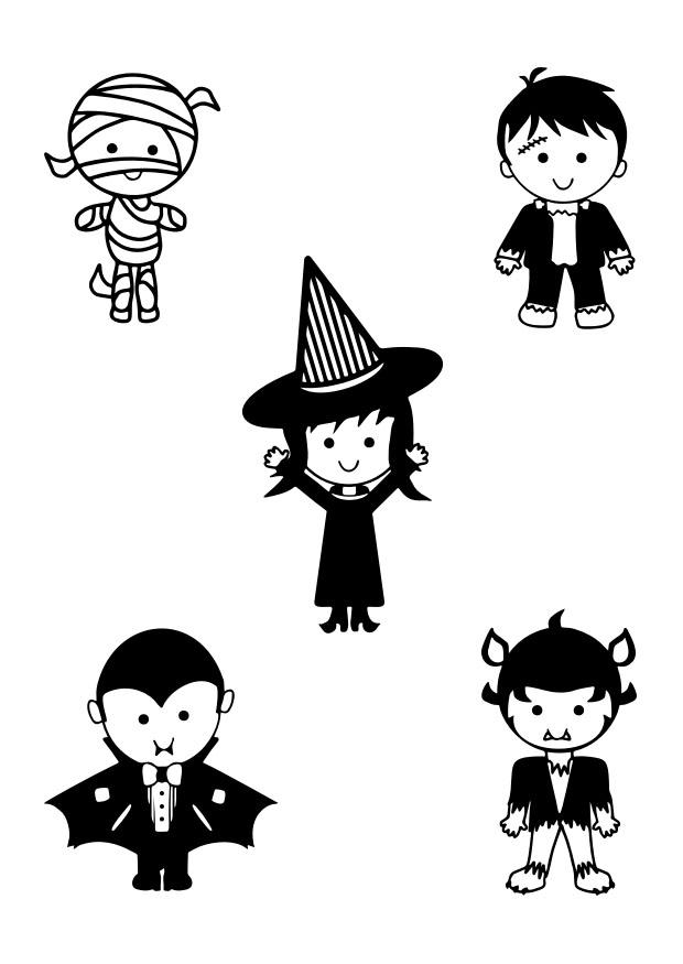 halloween Dibujo para colorear halloween