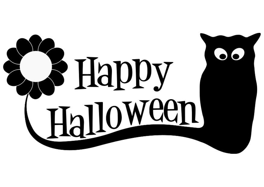 happy halloween Dibujo para colorear happy halloween