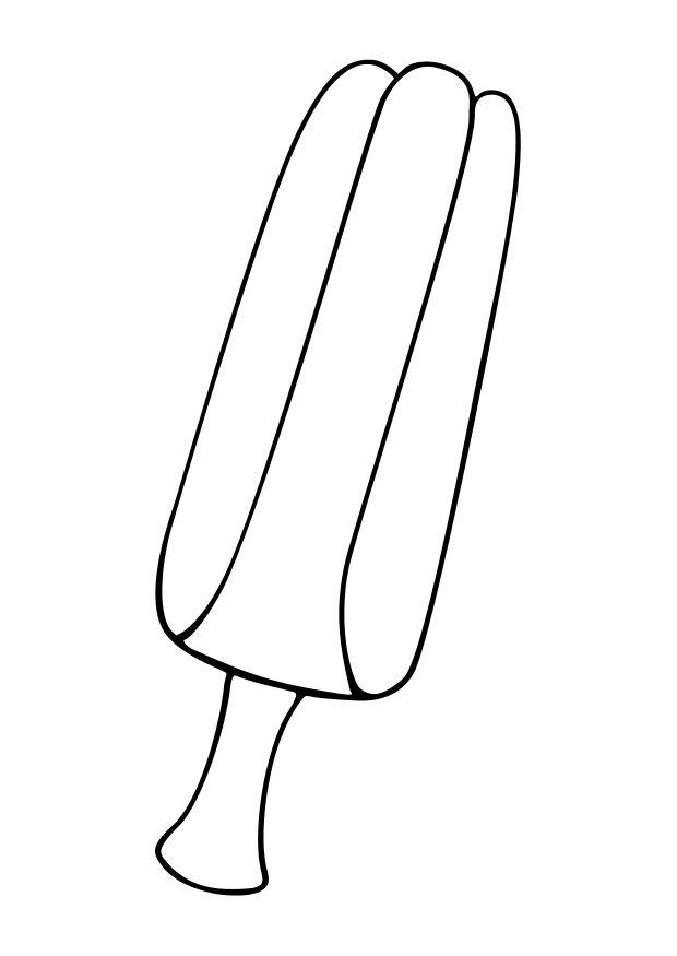 helado Dibujo para colorear helado
