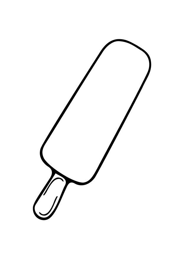 helado Dibujo para colorear helado