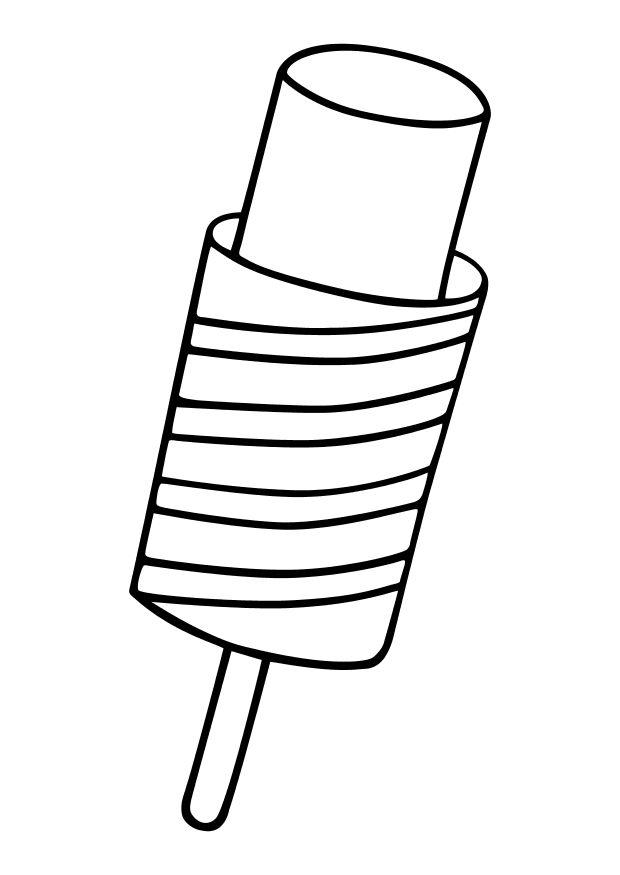 helado Dibujo para colorear helado