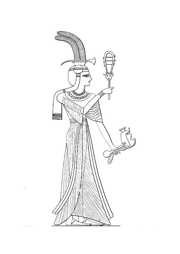 hija de ramses 2 Dibujo para colorear hija de ramses 2
