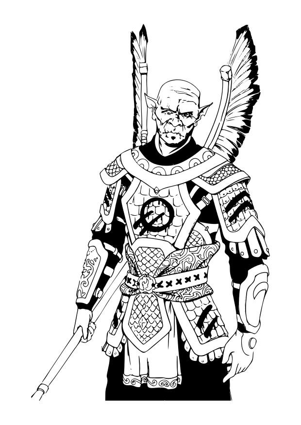 hobgoblin Dibujo para colorear hobgoblin