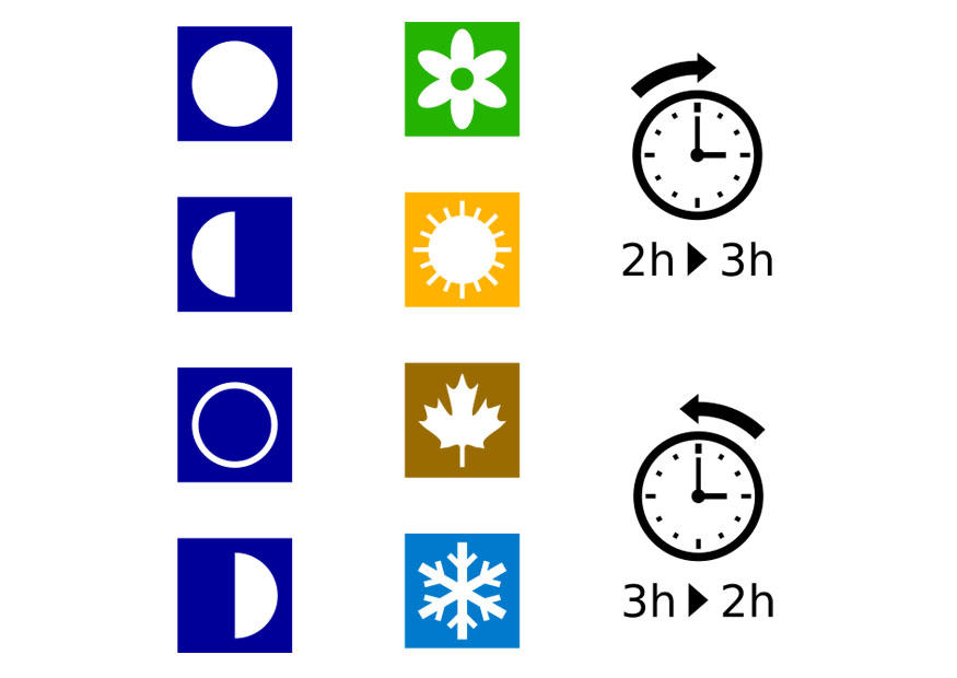 hora - estaciones Imagen hora - estaciones