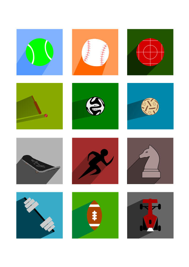 iconos deportivos Imagen iconos deportivos