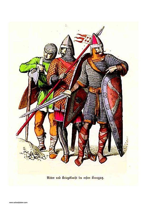 Imagen caballeros en primera cruzada