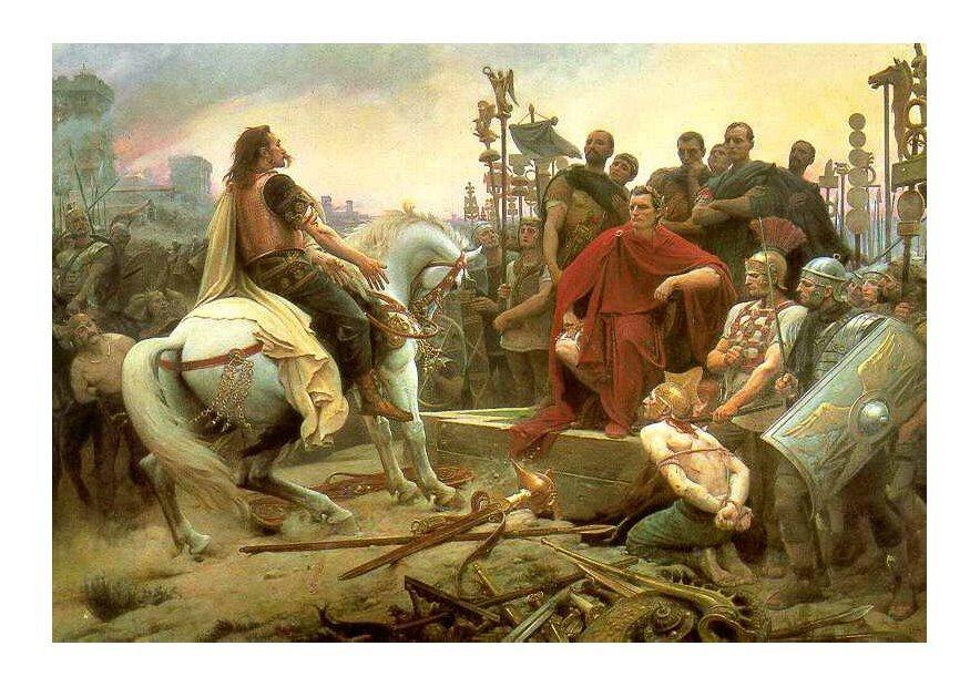 Imagen capitulaciA³n de vercingetorix a cesar