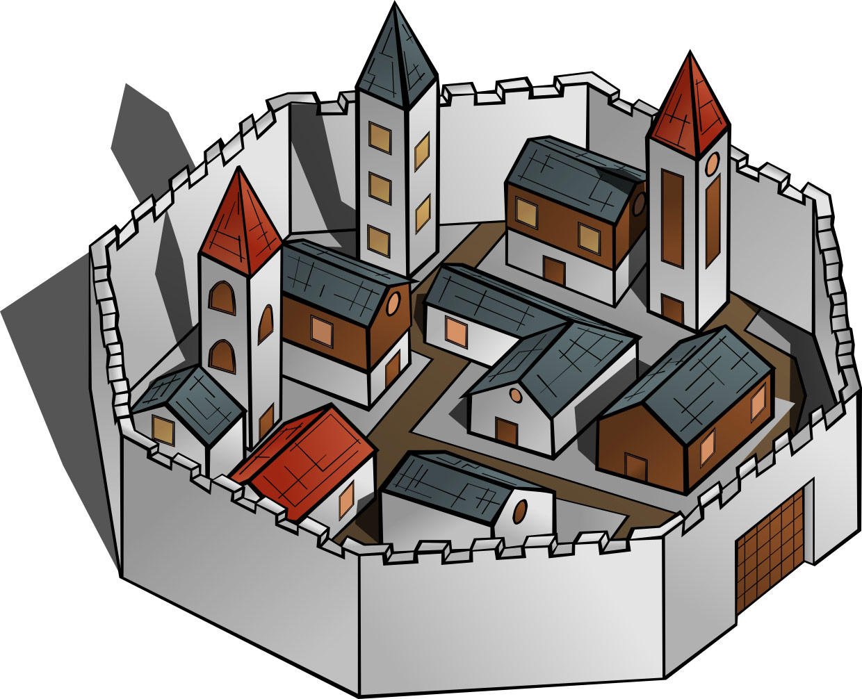 Imagen ciudad amurallada