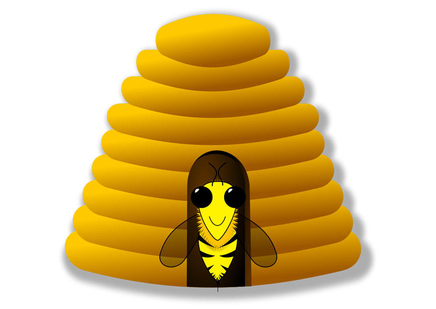 Imagen colmena de abejas