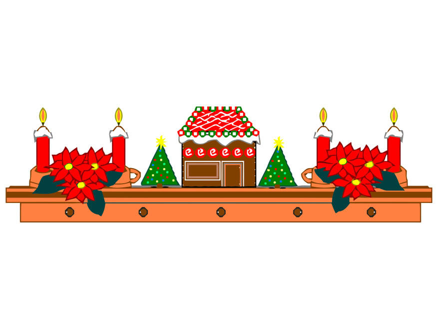 Imagen decoraciA³n navidena