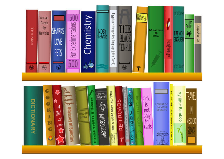 Imagen estanterA­a de libros