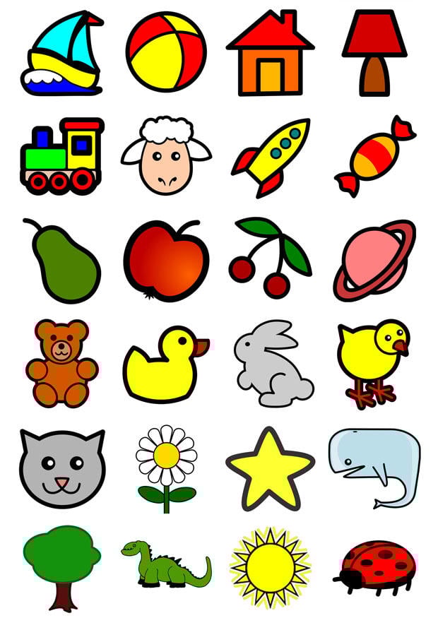Imagen iconos para ninos