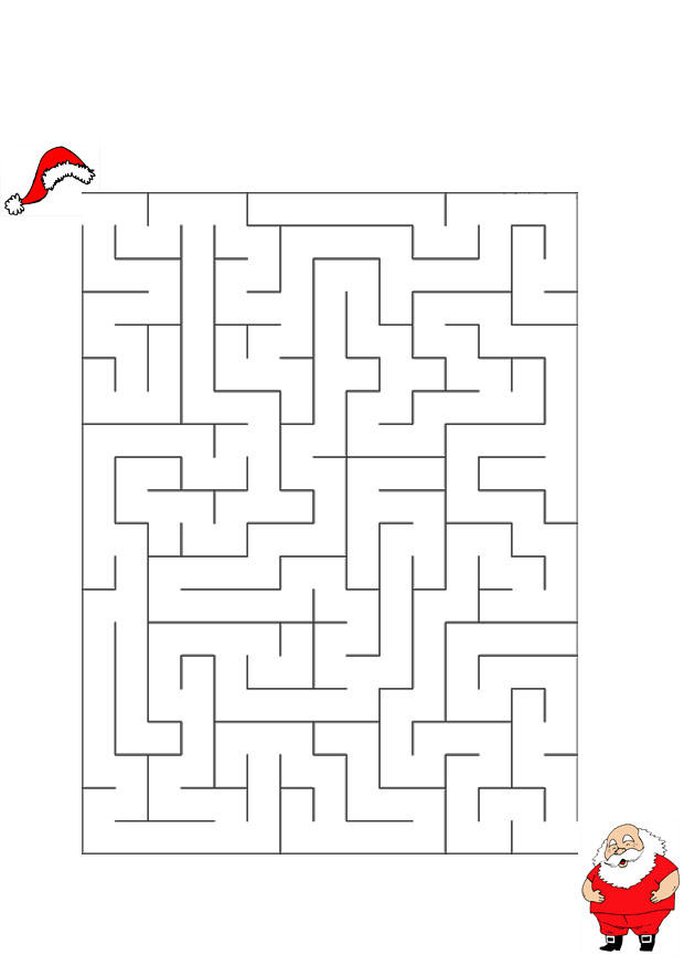 Imagen laberinto - papA¡ noel