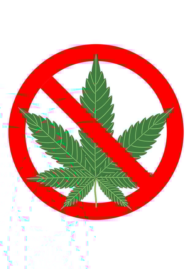 Imagen marihuana prohibida