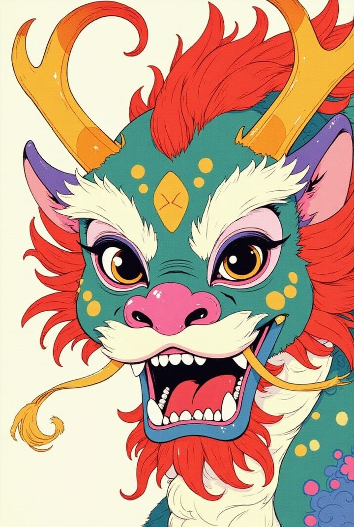Imagen mA¡scara de dragA³n chino 