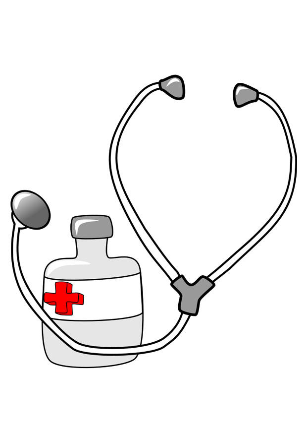 Imagen medicina y estetoscopio 