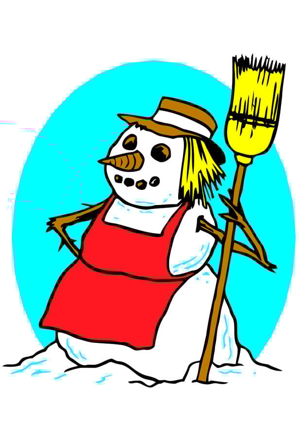 Imagen muneca de nieve