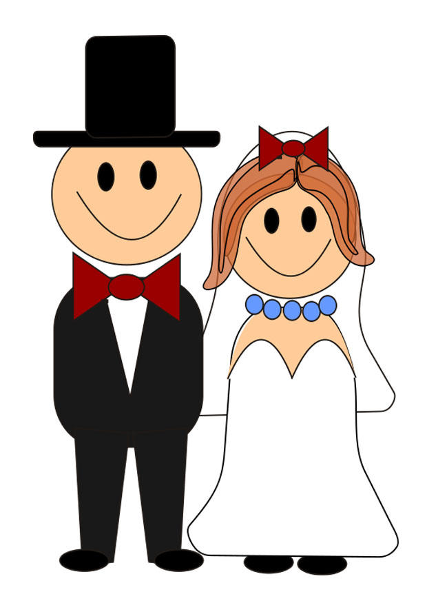 Imagen novia y novio