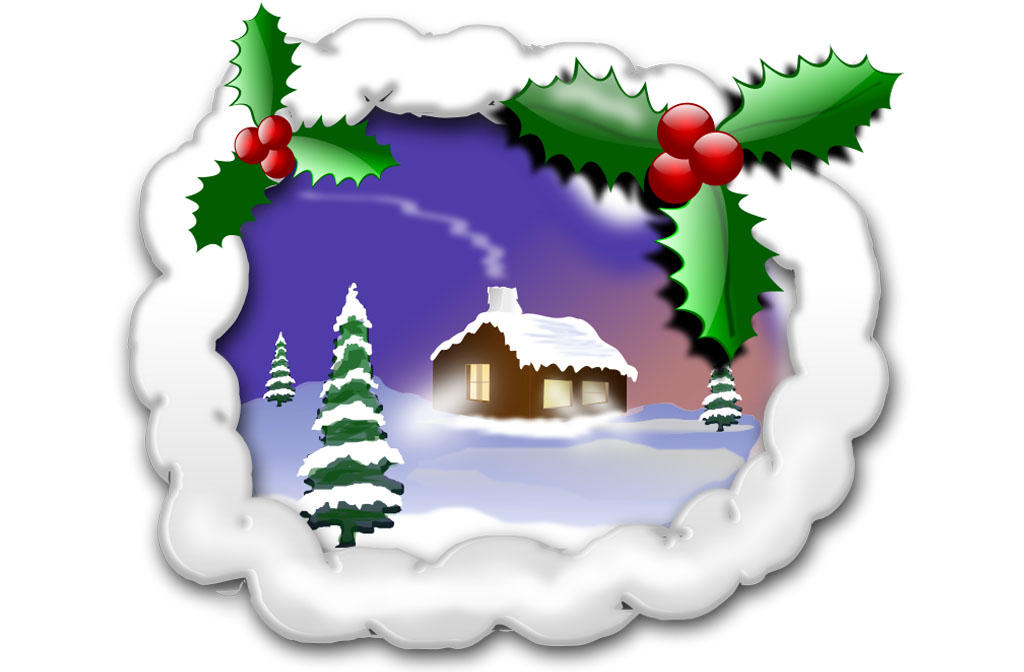 Imagen paisaje navideno