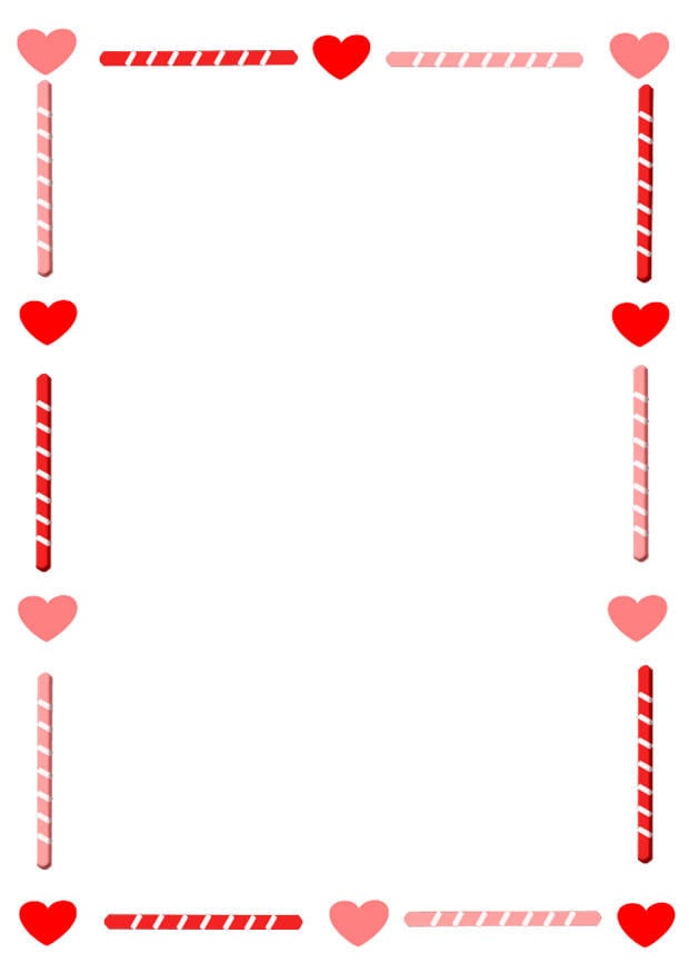 Imagen papel de carta san valentA­n