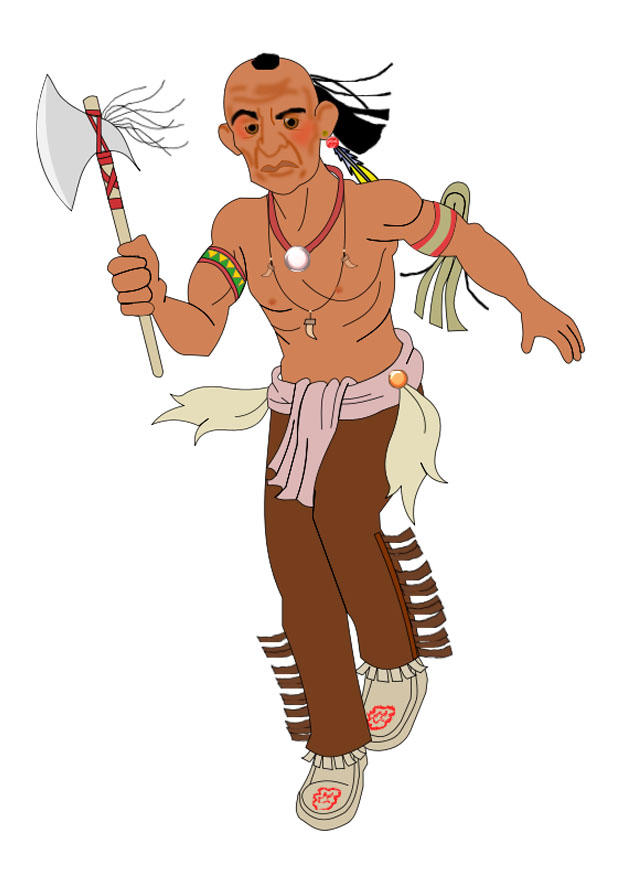 indio en guerra Imagen indio en guerra