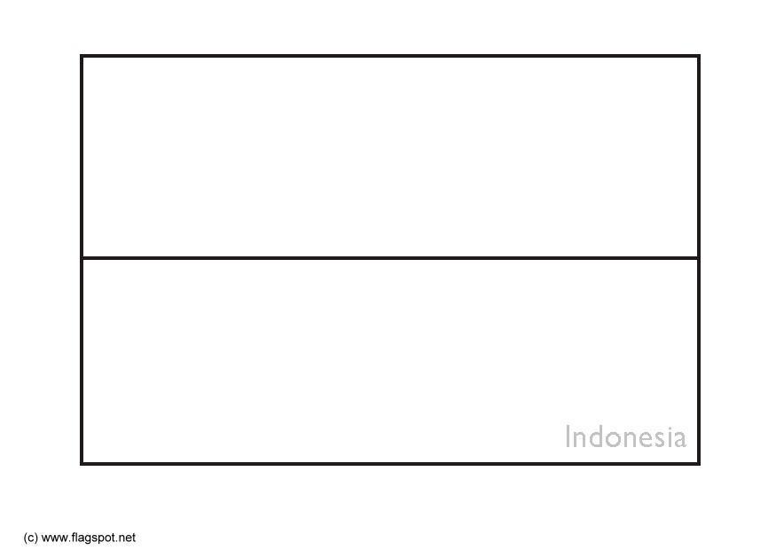 indonesia Dibujo para colorear indonesia