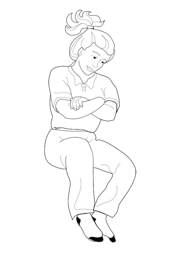 ingravidez Dibujo para colorear ingravidez
