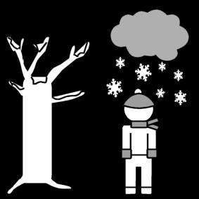 invierno Dibujo para colorear invierno
