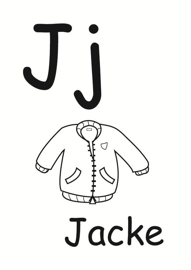 j Dibujo para colorear j