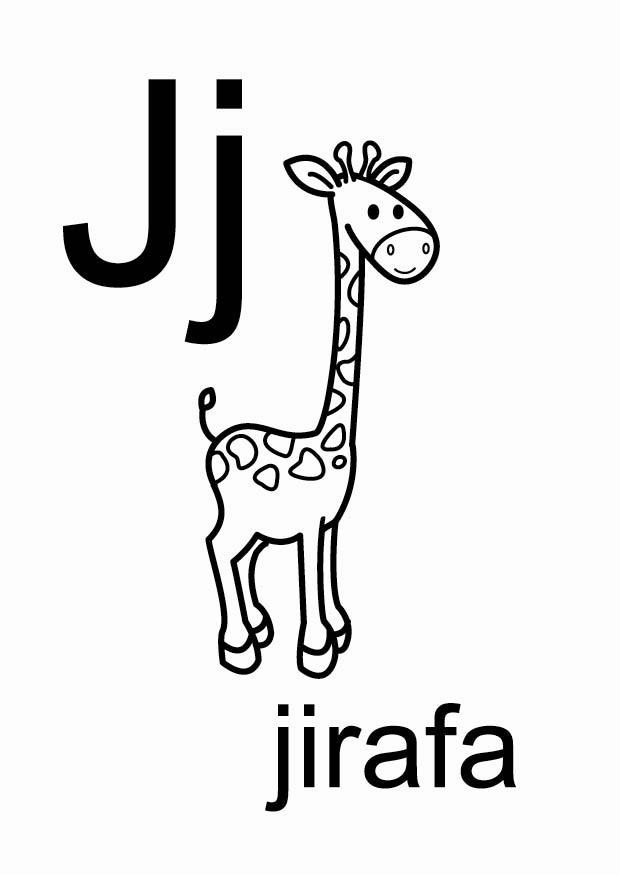 j Dibujo para colorear j