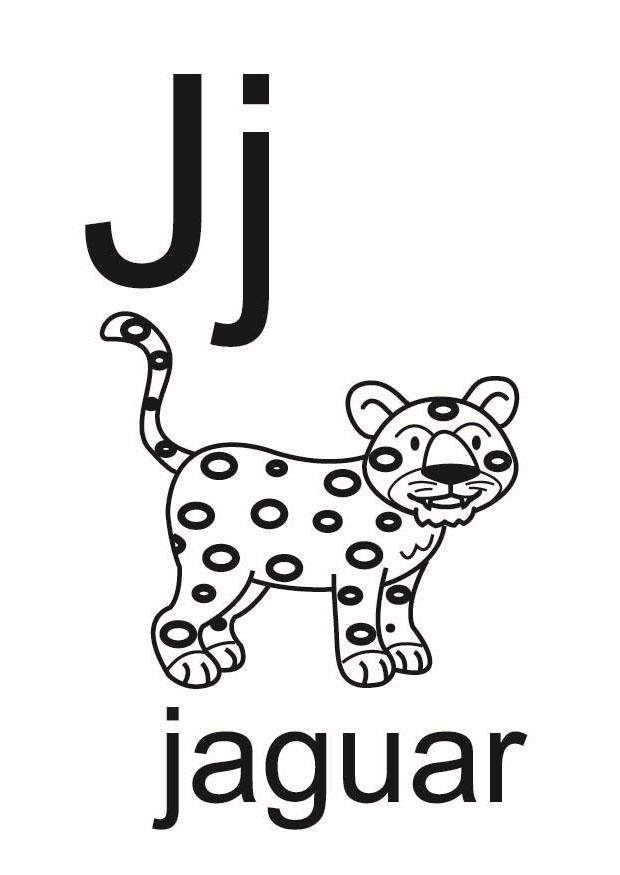 j Dibujo para colorear j