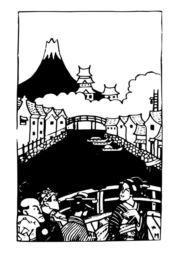 jap Dibujo para colorear jap