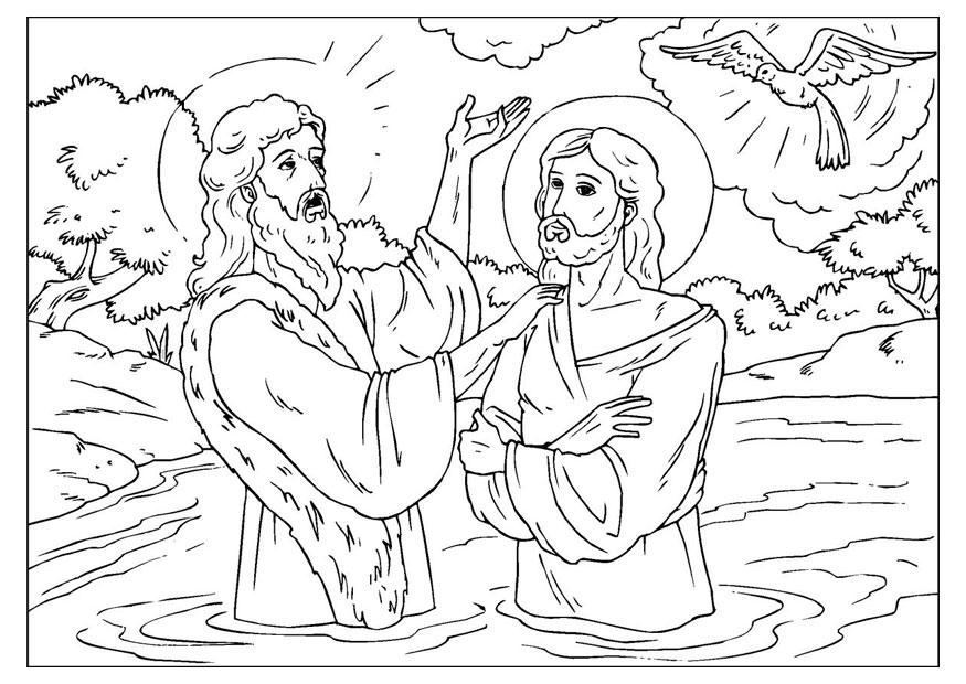 juA¡n el bautista Dibujo para colorear juA¡n el bautista