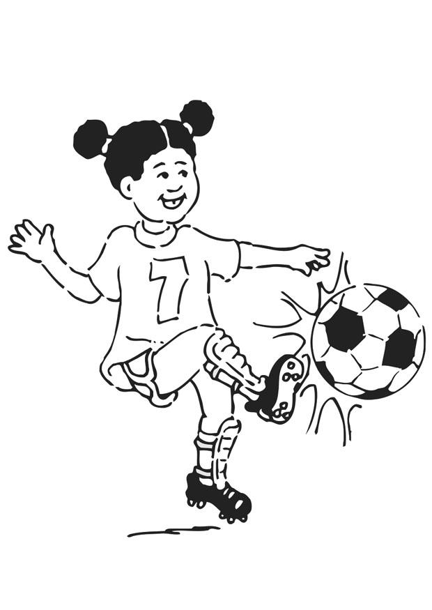 jugar al fAºtbol Dibujo para colorear jugar al fAºtbol