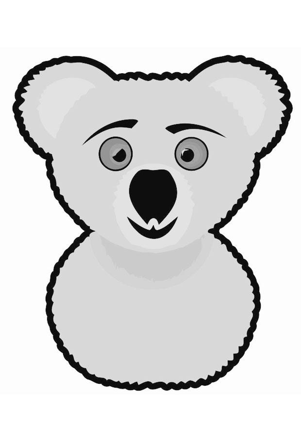 koala Dibujo para colorear koala