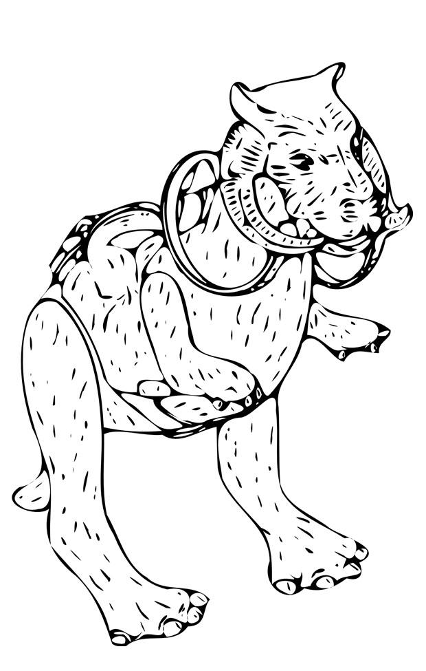 Dibujo para colorear la guerra de las galaxias - taun taun