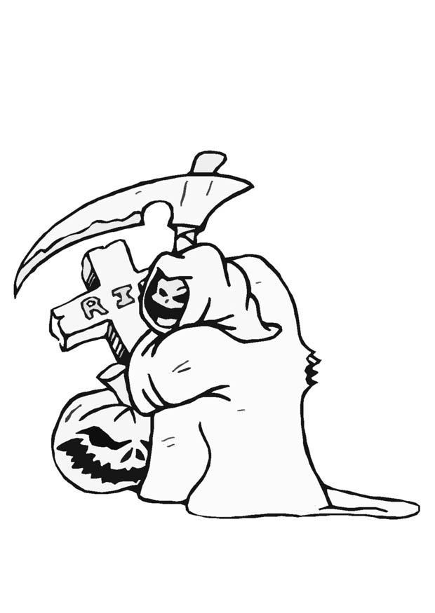la muerte Dibujo para colorear la muerte
