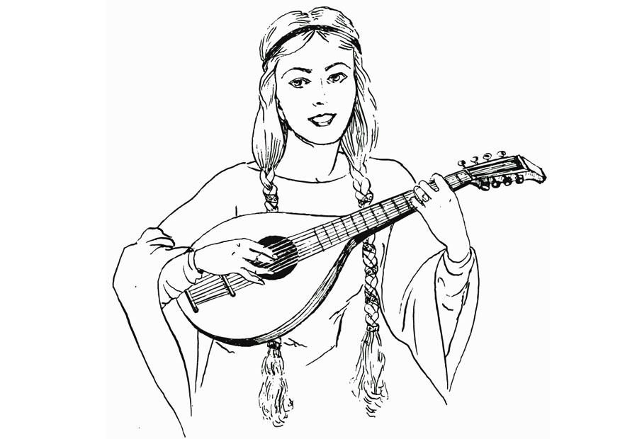 Dibujo para colorear lA¡ud
