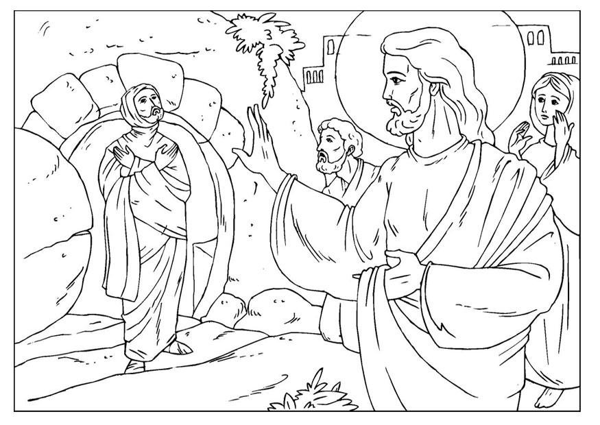 lA¡zaro Dibujo para colorear lA¡zaro