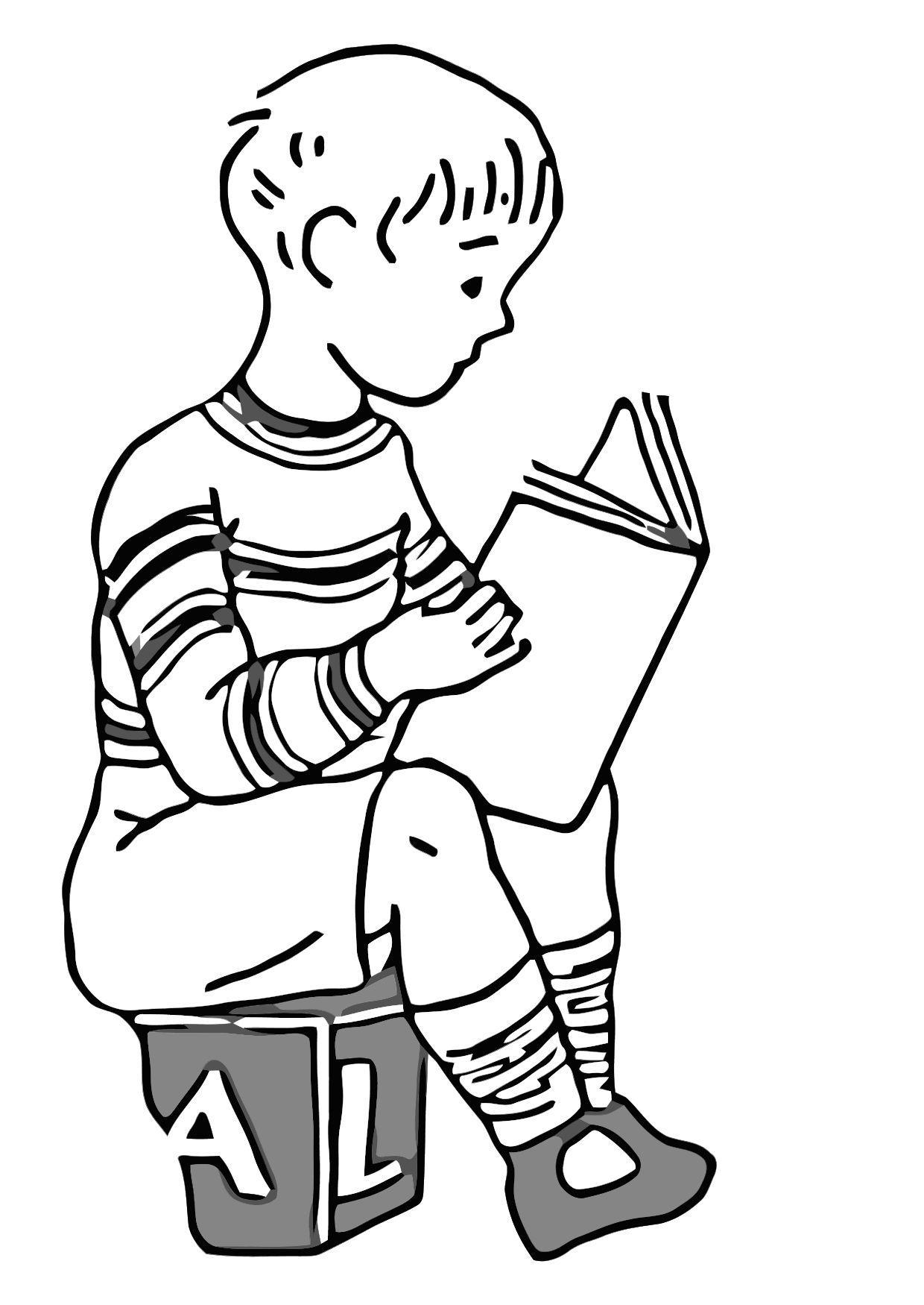 leer Dibujo para colorear leer