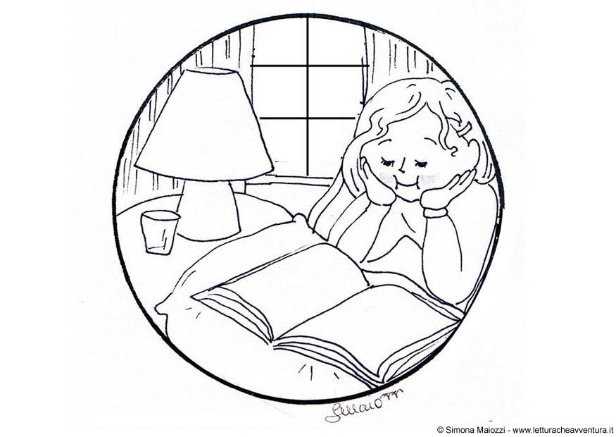 leer Dibujo para colorear leer