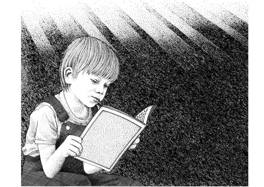 leer libros Dibujo para colorear leer libros