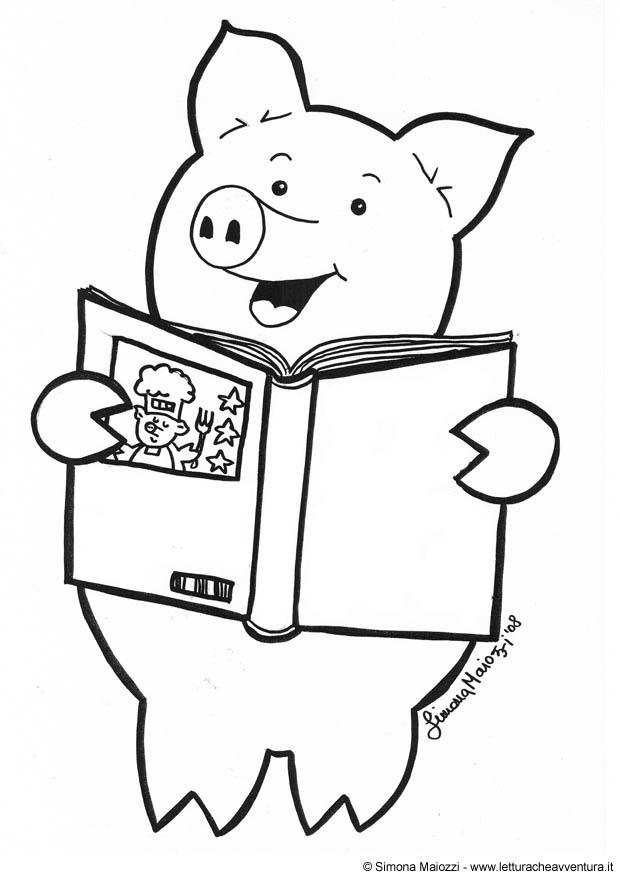 libro de cocina Dibujo para colorear libro de cocina