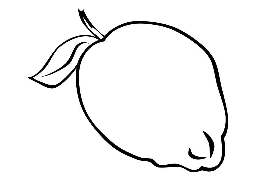 Dibujo para colorear limA³n