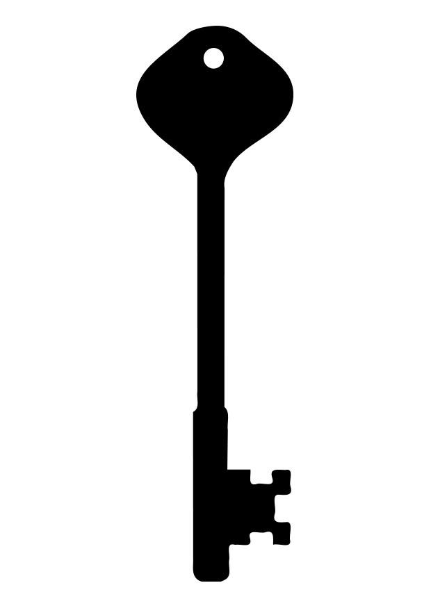 llave Dibujo para colorear llave